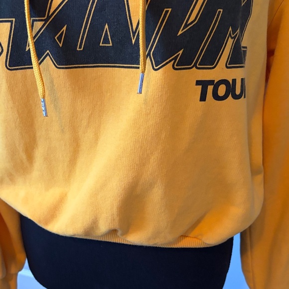 Justin Bieber Purpose Tour Medium Oversized Cropped Hoodie - Picture 5 of 16